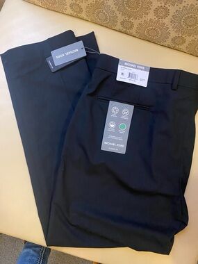 Michael Kors Black Marvin Dress Pants